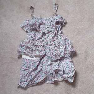 White flower dress